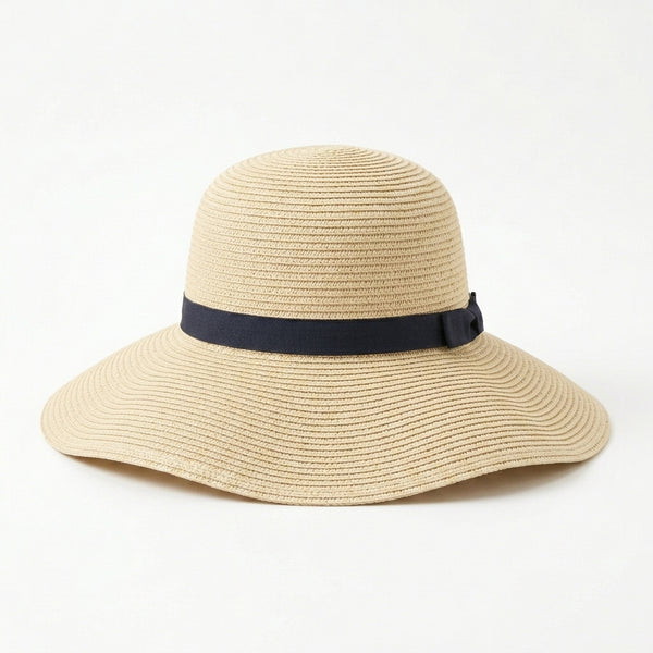 Women's Foldable Wide-Brim Straw Sun Hat