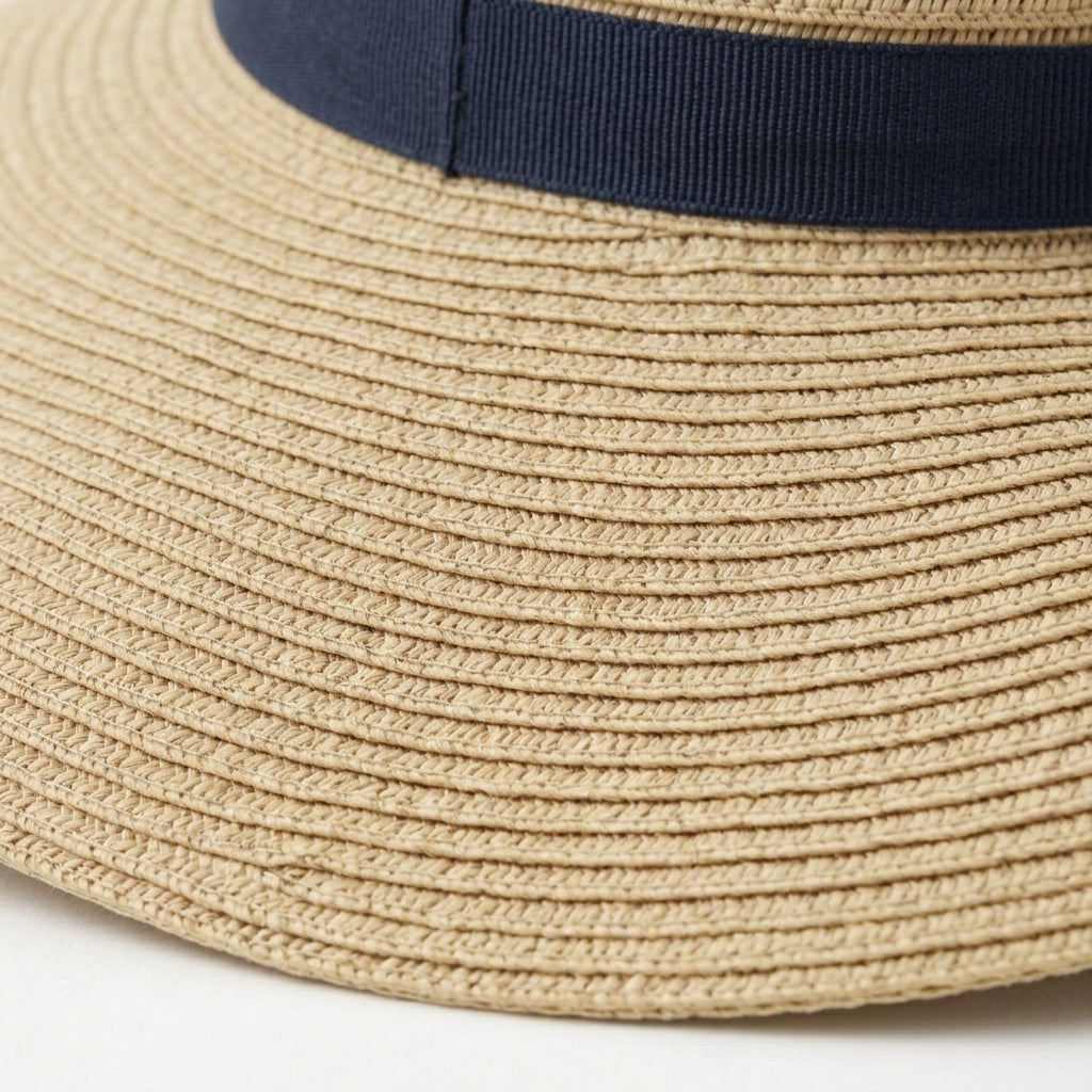 Women's Foldable Wide-Brim Straw Sun Hat