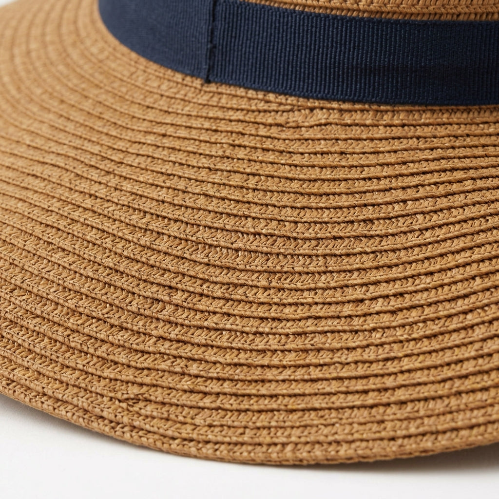 Women's Foldable Wide-Brim Straw Sun Hat