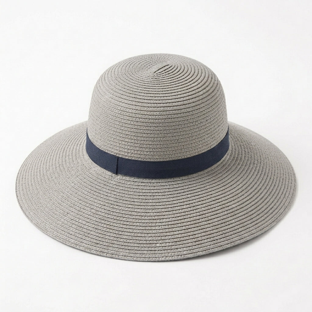 Women's Foldable Wide-Brim Straw Sun Hat